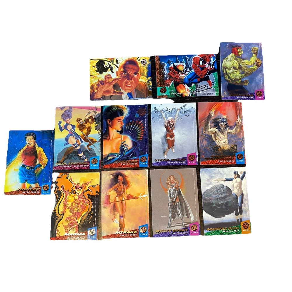 1994 Fleer Ultra Xmen Cards Lot of 14 Condition Varies Wolverine Magma Spiderman